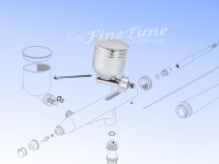 Seitenbecher mit Deckel f�r FT-430