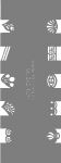 Mylar NailArt Schablone 262635